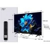 TCL P79K 75P79K televizorius 190,5 cm (75") 4K „Ultra HD“ išmanusis televizorius „Wi-Fi“ metalinis 450 cd/m²
