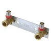 Tdm_Brass Montažinė plokštė su presuojamom alkūnėm, D16-1/2″