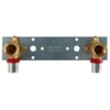 Tdm_Brass Montažinė plokštė su presuojamom alkūnėm, D16-1/2″