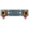 Tdm_Brass Montažinė plokštė su presuojamom alkūnėm, D18-1/2″