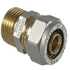 Tdm_Brass Užveržiamas antgalis 1030, 1" x 32 mm, išorinis sriegis