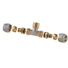 Tdm_Brass Išardom. užveržiamas trišakis, 18 mm x 3/4", išor. sriegis