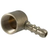 Tdm_Brass Dujinių žarnų alkūnė, 1/2 IN x 10 mm, vidin. srieg.