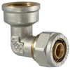 Tdm_Brass Užveržiama alkūnė 1070, 1/2″ x 20 mm, vidin. sriegis