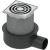 TECEdrainpoint S trapo komplektas DN 50, horizontalus