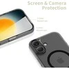 „Tech-Protect MagSlim MagSafe“ dėklas, skirtas „iPhone 17“ – matinis juodas