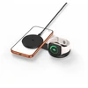 Tech-Protect A55 2IN1 MAGNETINIS MagSafe BELAIDIS ĮKROVIKLIS 25W QI2.2 Juodas