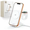 Tech-Protect A56 3IN1 MAGNETINIS MagSafe BELAIDIS ĮKROVIKLIS 25W QI2.2 Baltas
