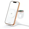 Tech-Protect A56 3IN1 MAGNETINIS MagSafe BELAIDIS ĮKROVIKLIS 25W QI2.2 Baltas