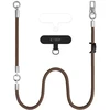 Tech-Protect C10S Crossbody phone lanyard (114 cm) + wrist strap (31 cm) - ruda-titanium
