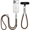 Tech-Protect C10S Crossbody phone lanyard (114 cm) + wrist strap (31 cm) - ruda-titanium