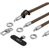 Tech-Protect C10S Crossbody phone lanyard (114 cm) + wrist strap (31 cm) - ruda-titanium