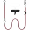 Tech-Protect C10S Crossbody Phone Lanyard (114 cm) + Wrist Strap (31 cm) - Rožinė Titanium