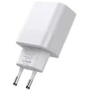 Sieninis įkroviklis PD 20W 2x USB-C + USB-C laidas & USB-C Tech-Protect C20W baltas