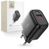 Tech-Protect C20W įkroviklis USB-C PD 20W / USB-A QC 3.0 – juodas