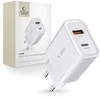 Tech-Protect C30W įkroviklis USB-C PD 30W / USB-A QC 3.0 – baltas