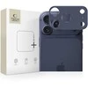 „Tech-Protect Camalloy Fit+“ kameros dėklas, skirtas „iPhone 17 Pro“ – tamsiai mėlynas Mėlyna