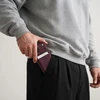 Dėklas Tech-Protect CH01 MagWallet MagSafe Magnetic Wallet for phone - burgundy