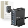 Tech-Protect DC140W-GAN 5 PORT PD140W/QC3.0 įkrovimo stotis - Juodas