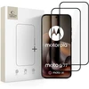 GRŪDINTAS STIKLAS Tech-Protect GLASS FIT+ 2-PACK MOTOROLA MOTO G67 / G77 Juodas