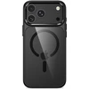 Dėklas Tech-Protect Magmat Magsafe CC Case for iPhone 17 Pro / 18 Pro - Permatomas juodas