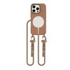 Tech-Protect MAGNECKLACE MagSafe Apple iPhone 16 Pro dėklas telefonui rudos spalvos