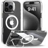Tech-Protect MagStand MagSafe dėklas skirtas Apple iPhone 16 Pro – skaidrus