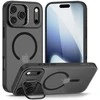 Tech-Protect MagStand MagSafe dėklas skirtas Apple iPhone 17 Pro Max – matinis juodos spalvos