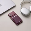 Dėklas Tech-Protect MagWallet Stand MagSafe Magnetic Phone Wallet - Burgundy