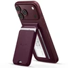 Dėklas Tech-Protect MagWallet Stand MagSafe Magnetic Phone Wallet - Burgundy