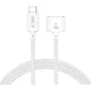 Tech-Protect MMC01 Ultraboost USB-C / USB-C MagSafe 3 140W 200cm Cable for MacBook - Baltas