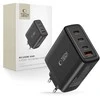 Tech-Protect NC100W-GAN įkroviklio tinklas GaN 3x USB-C PD 100W / USB-A QC 3.0 - juodas