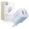 „Tech-Protect NCM33W“ 2 prievadų PD33W/QC3.0 sieninis įkroviklis - mėlynas