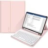 Tech-Protect SC Pen + klaviatūros dėklas su klaviatūra, skirta iPad 10.9" 2022 – rožinė