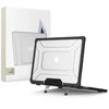 „Tech-Protect SmartShell Pro“ dėklas, skirtas „MacBook Air 13“ (2023–2025 M2 / M3 / M4) – skaidrus ir juodas