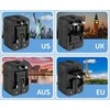 Tech-Protect TA300 Travel Adapteris EU / UK / AU - Juodas