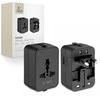Tech-Protect TA300 Travel Adapteris EU / UK / AU - Juodas