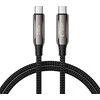 Tech-Protect UB10T Ultraboost USB-C PD240W/QC4.0 kabelis 100cm - Juodas