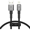 Tech-Protect Ultraboost DNA USB-A / Lightning kabelis 12W/2.4A 25 cm - pilka