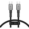 Tech-Protect UltraBoost DNA USB-C PD60W/3A kabelis 25cm – pilkas
