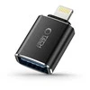 Tech-Protect UltraBoost Lightning (vyriškas) / USB-A (moteriškas) OTG adapteris – juodas