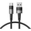 Tech-Protect UltraBoost USB-C / USB-A kabelis 66W 6A 0,5m – pilkas