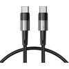 „Tech-Protect UltraBoost USB-C“ / USB-C PD kabelis 60W 3A 0,25m – pilkas