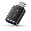 Tech-Protect UltraBoost USB-C (vyriškas) / USB-A (moteriškas) OTG adapteris – juodas