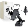 Tech-Protect V7 automobilinis telefono laikiklis for cockpit / air vent – juodos spalvos