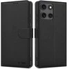 Tech-Protect piniginės dėklas, skirtas Motorola Moto G15 / G15 Power - Juodas