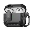 Tech-Protect X-Carbo dėklas, skirtas AirPods Pro 1/2 – juodas