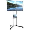 TECHLY 309982 Techly Mobilus stovas televizoriui LCD/LED/Plasma 30-65 60kg VESA pakreipiamas su lentyna