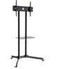 Laikiklis TECHLY 309982 Techly Mobilus stovas televizoriui LCD/LED/Plasma 30-65 60kg VESA pakreipiamas su lentyna