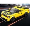 Jokomisiada Techniniai kaladėlės 319 detalių + lipdukai Geltona Sports Car ZA5260